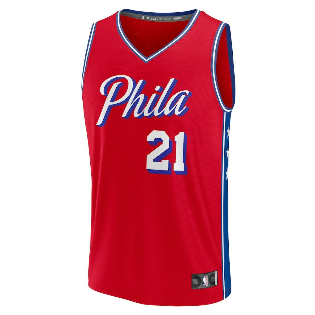 NBA Joel Embiid Philadelphia 76ers Fast Break Replica Player Jersey