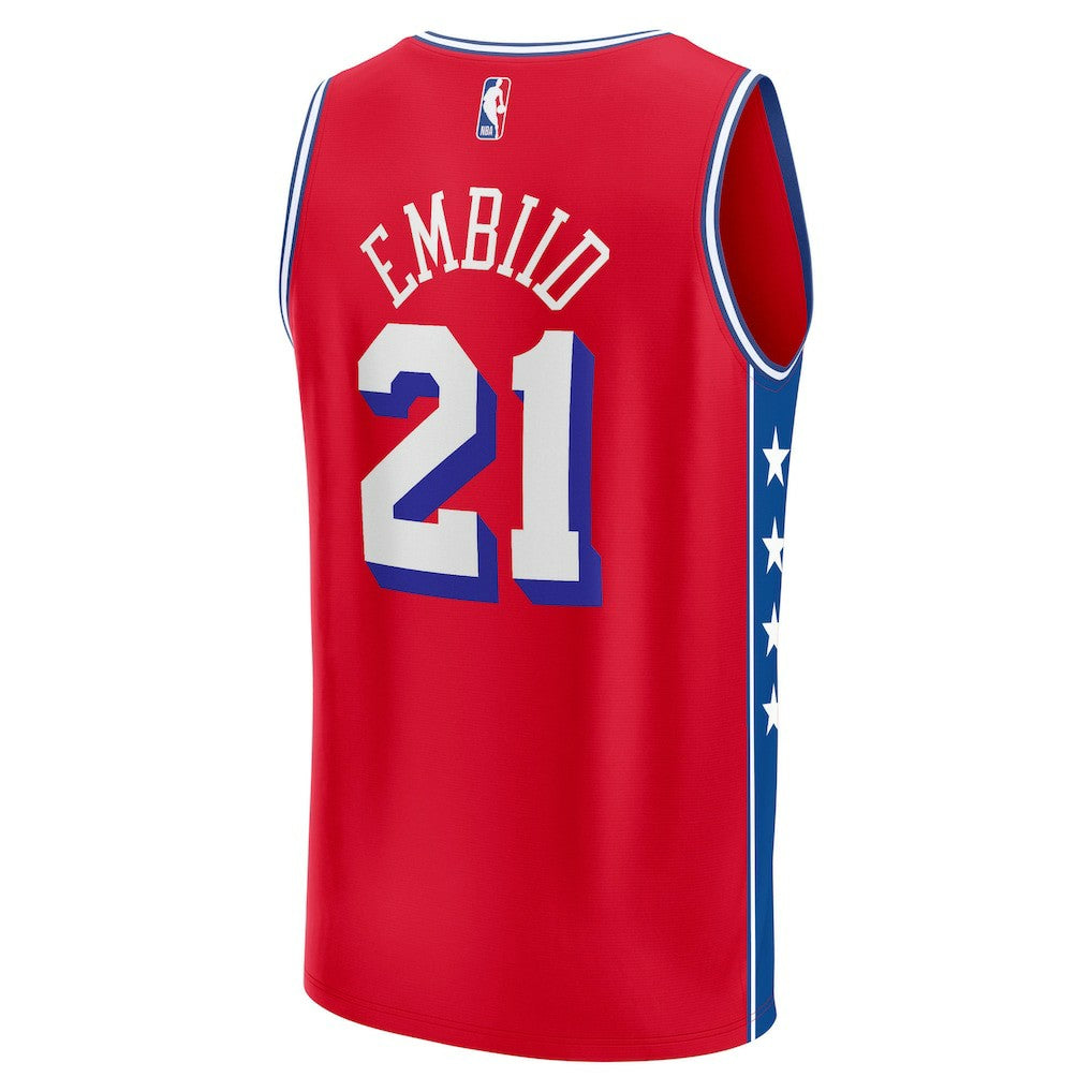 NBA Joel Embiid Philadelphia 76ers Fast Break Replica Player Jersey