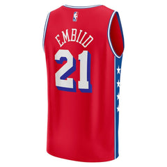 NBA Joel Embiid Philadelphia 76ers Fast Break Replica Player Jersey