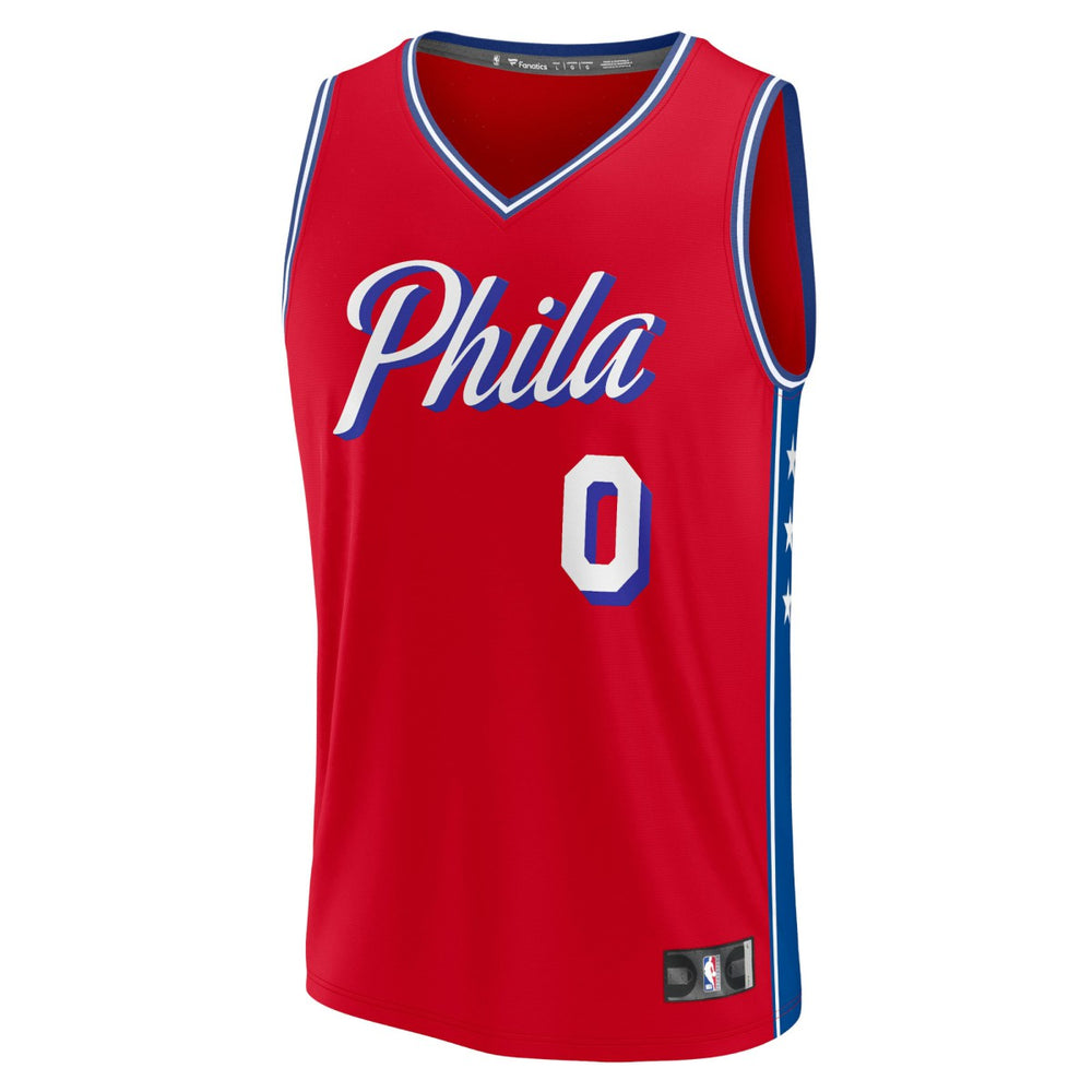 NBA Tyrese Maxey Philadelphia 76ers Fast Break Replica Player Jersey