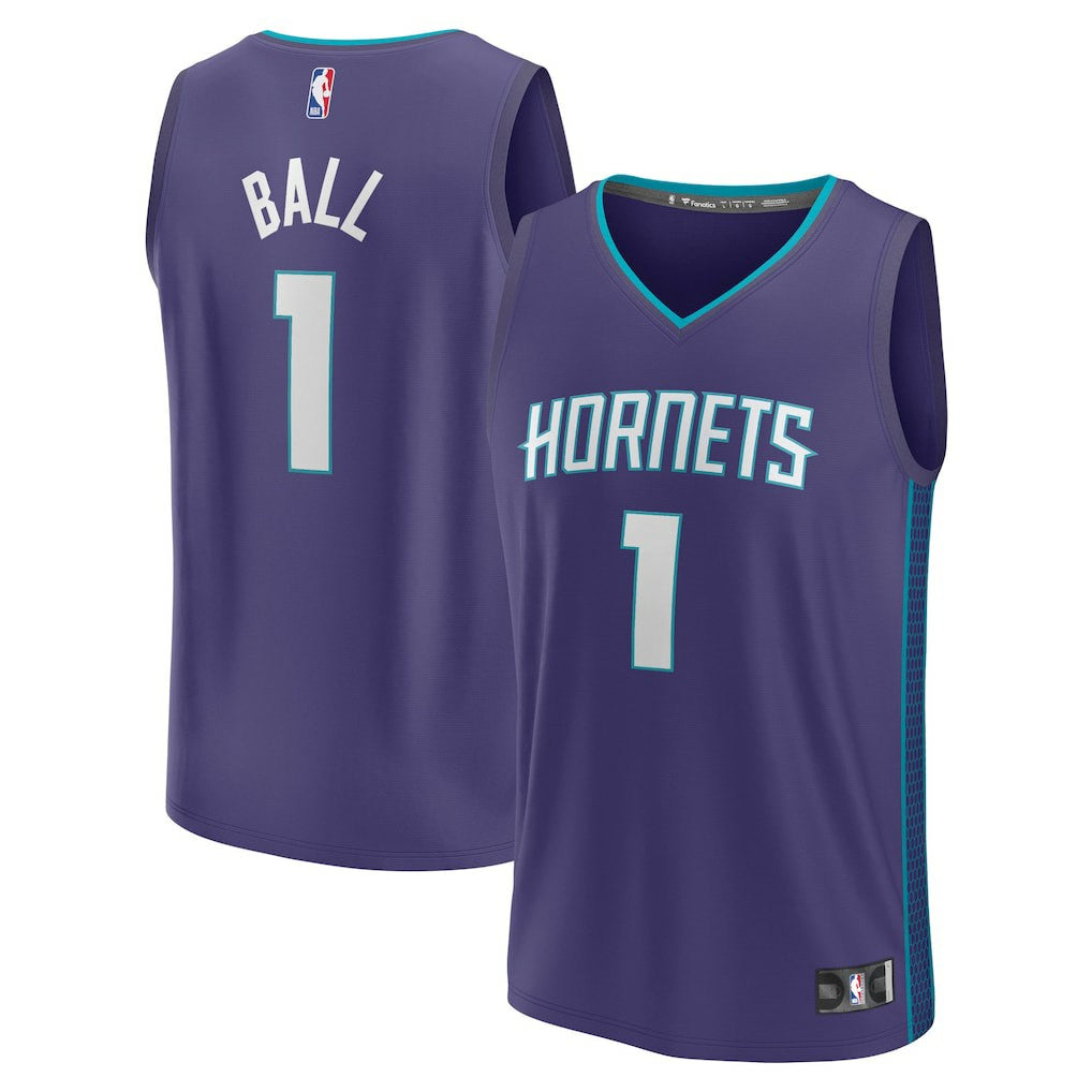 NBA LaMelo Ball Charlotte Hornets Fast Break Replica Player Jersey