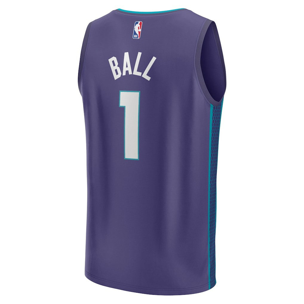 NBA LaMelo Ball Charlotte Hornets Fast Break Replica Player Jersey