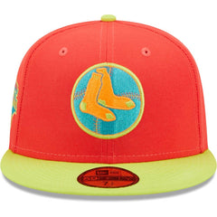 MLB Boston Red Sox New Era   Lava Highlighter Combo 59FIFTY Fitted Hat
