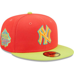 MLB New York Yankees New Era   Lava Highlighter Combo 59FIFTY Fitted Hat