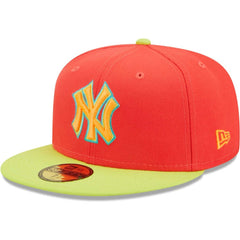 MLB New York Yankees New Era   Lava Highlighter Combo 59FIFTY Fitted Hat