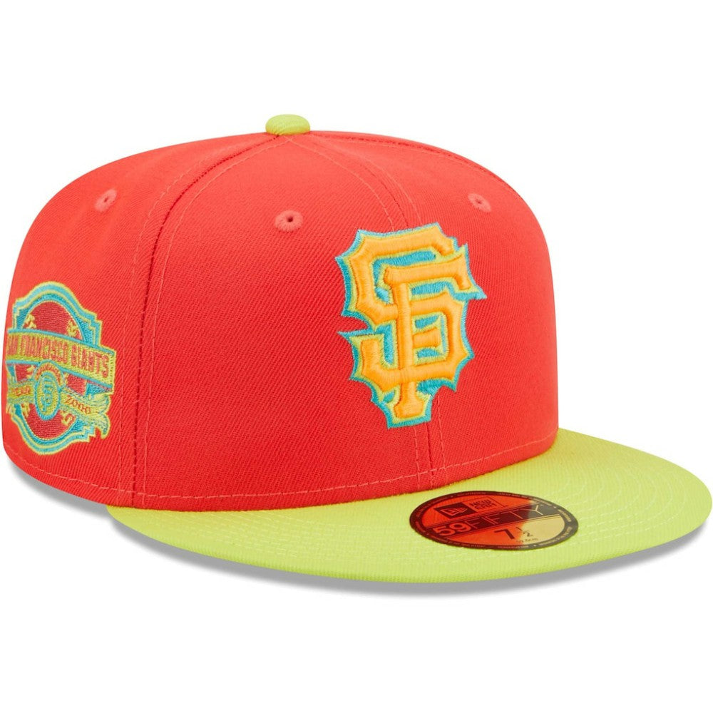 MLB San Francisco Giants New Era   Lava Highlighter Combo 59FIFTY Fitted Hat
