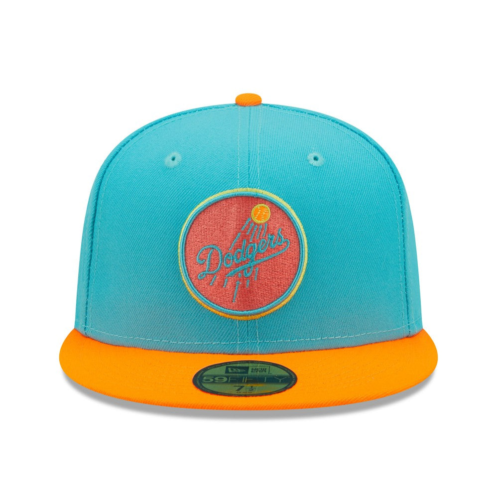 MLB Los Angeles Dodgers New Era Vice Highlighter 59FIFTY Fitted Hat