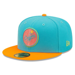 MLB Los Angeles Dodgers New Era Vice Highlighter 59FIFTY Fitted Hat