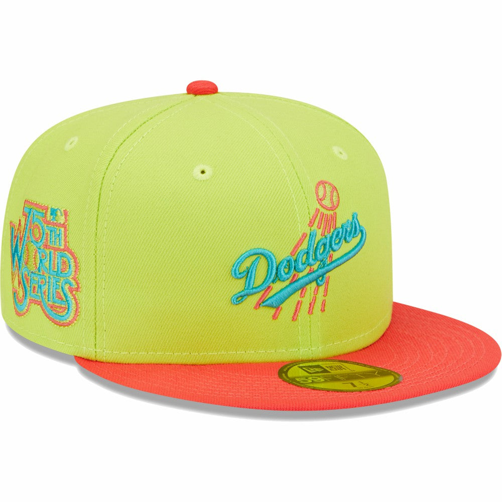 MLB Los Angeles Dodgers New Era Cyber Highlighter 59FIFTY Fitted Hat