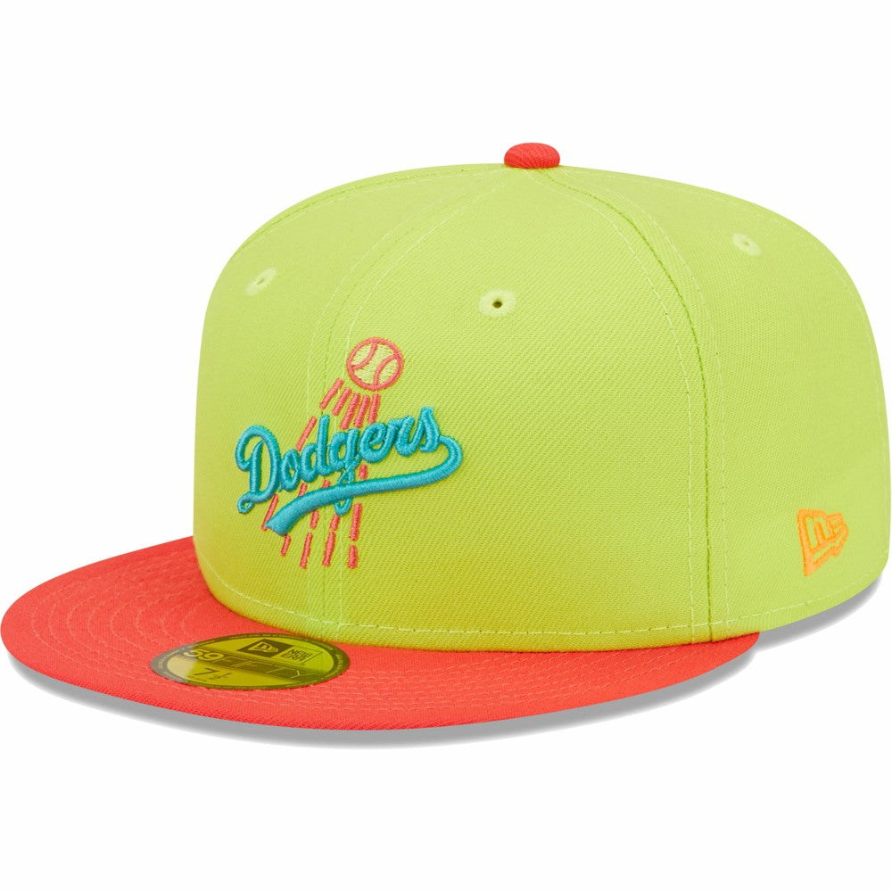 MLB Los Angeles Dodgers New Era Cyber Highlighter 59FIFTY Fitted Hat