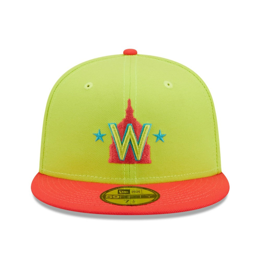 MLB Washington Nationals New Era 2008 Inaugural Season Cyber Highlighter 59FIFTY Fitted Hat