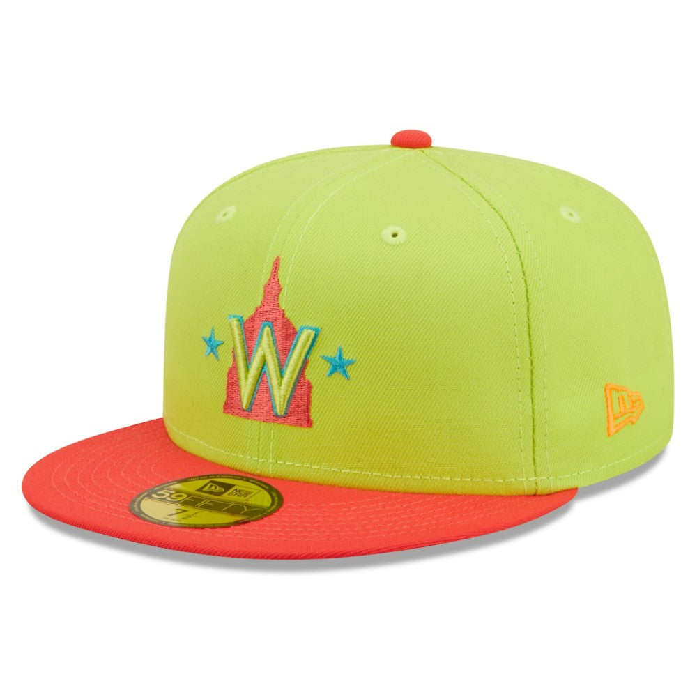 MLB Washington Nationals New Era 2008 Inaugural Season Cyber Highlighter 59FIFTY Fitted Hat