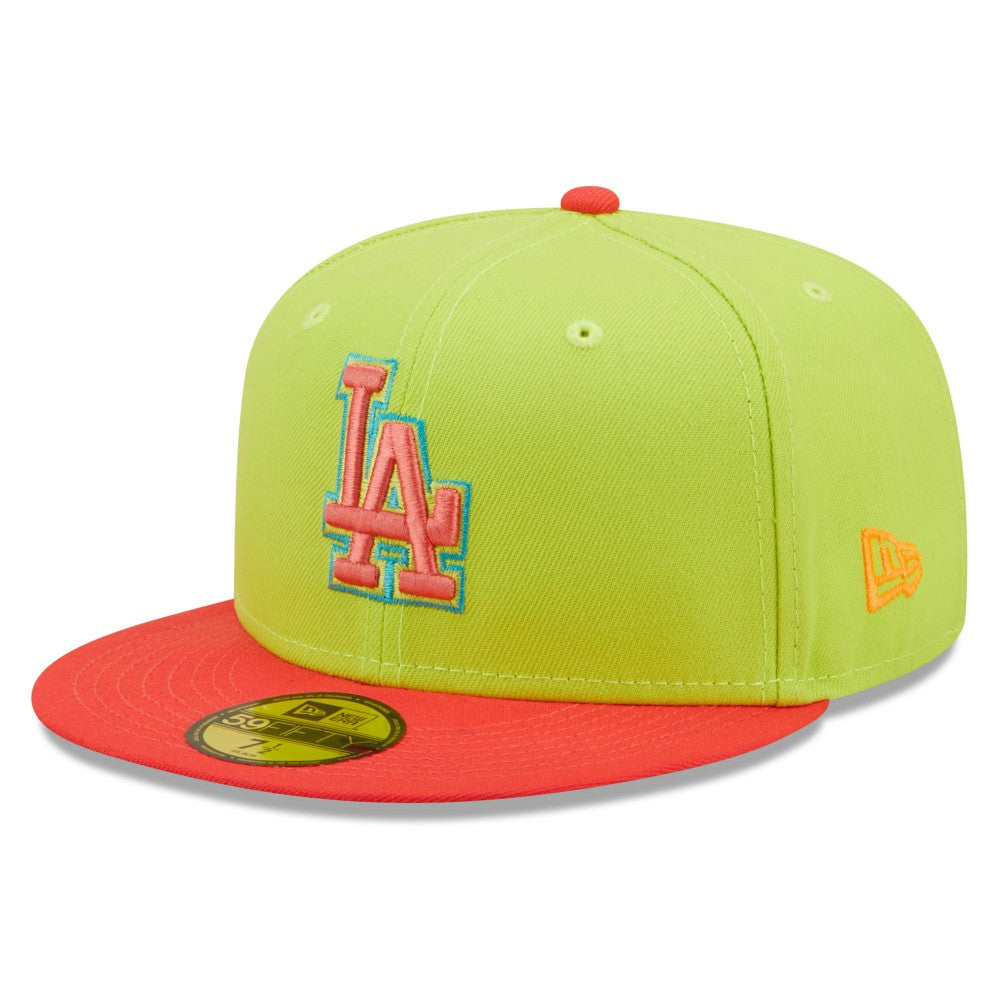 MLB Los Angeles Dodgers New Era Cyber Highlighter 59FIFTY Fitted Hat