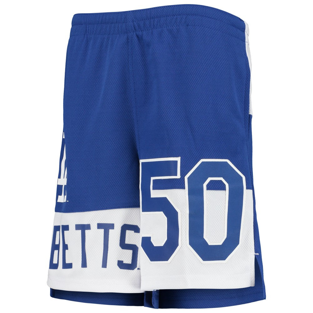 MLB Mookie Betts Los Angeles Dodgers Youth Pandemonium Name & Number Shorts