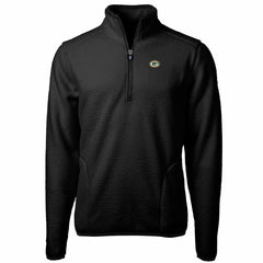 Cutter & Buck Big & Tall Cascade Eco Sherpa Fleece Quarter-Zip Pullover Jacket - Green Bay Packers