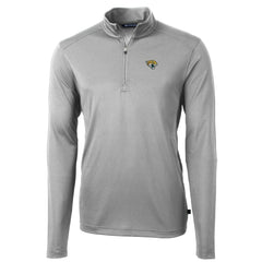 Cutter & Buck Big & Tall Virtue Eco Pique Quarter-Zip Pullover Jacket - Jacksonville Jaguars