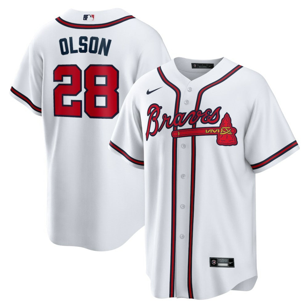 MLB Matt Olson Atlanta Braves Nike Home Replica Player Jersey