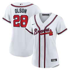 MLB Matt Olson Atlanta Braves Nike Women's Home Replica Player Jersey