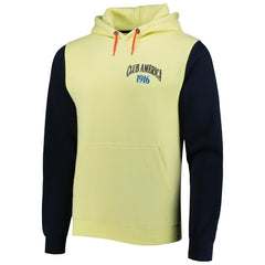 Club America Retro Raglan Pullover Hoodie -  Yellow