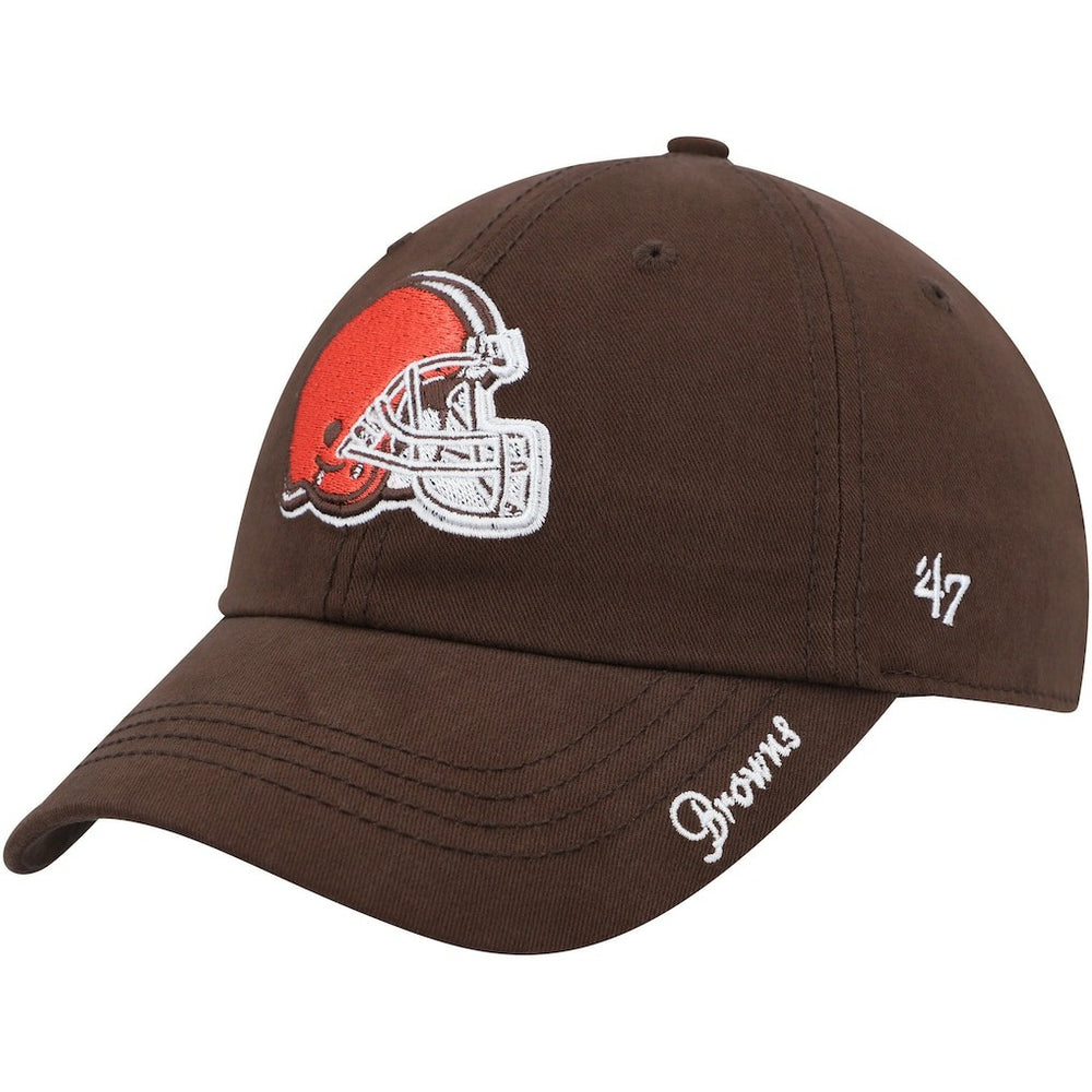 '47 Women's Miata Clean Up Primary Logo Adjustable Hat - Cleveland Browns