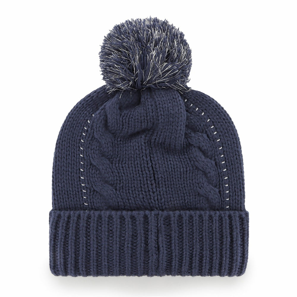 '47 Women's Bauble Cuffed Knit Hat with Pom - Tennessee Titans
