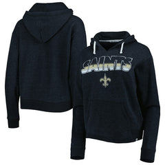 '47 Women's Color Rise Kennedy Notch Neck Pullover Hoodie - New Orleans Saints