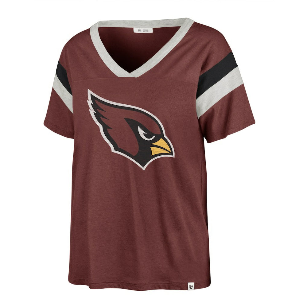 '47 Women's Phoenix V-Neck T-Shirt - Arizona Cardinals