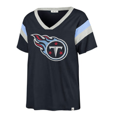 '47 Women's Phoenix V-Neck T-Shirt - Tennessee Titans