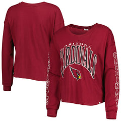 '47 Women's Skyler Parkway Cropped Long Sleeve T-Shirt - Arizona Cardinals