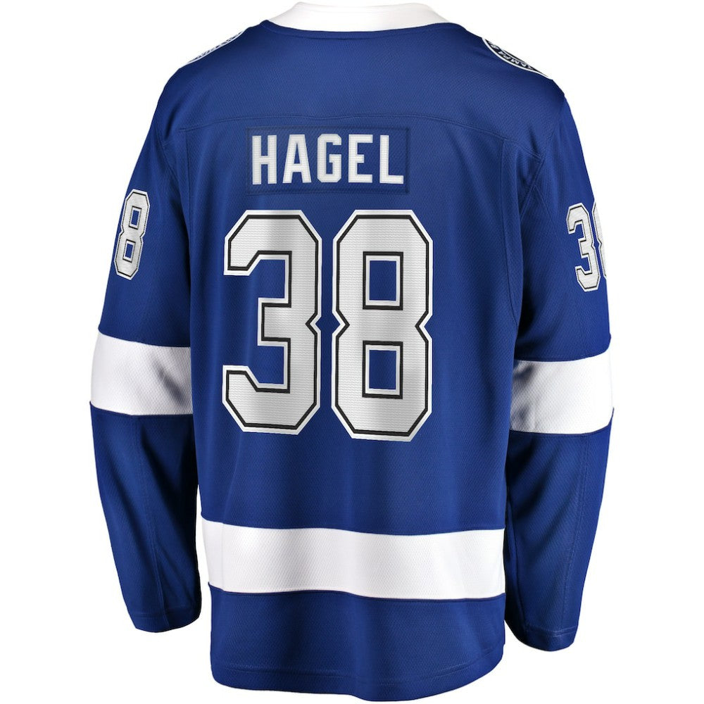 NHL Blue Brandon Hagel Tampa Bay Lightning Fanatics Home Breakaway Player Jersey