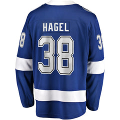 NHL Blue Brandon Hagel Tampa Bay Lightning Fanatics Home Breakaway Player Jersey