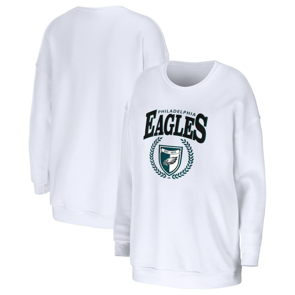 WEAR by Erin Andrews Women's Oversized Pullover Sweatshirt - Philadelphia Eagles