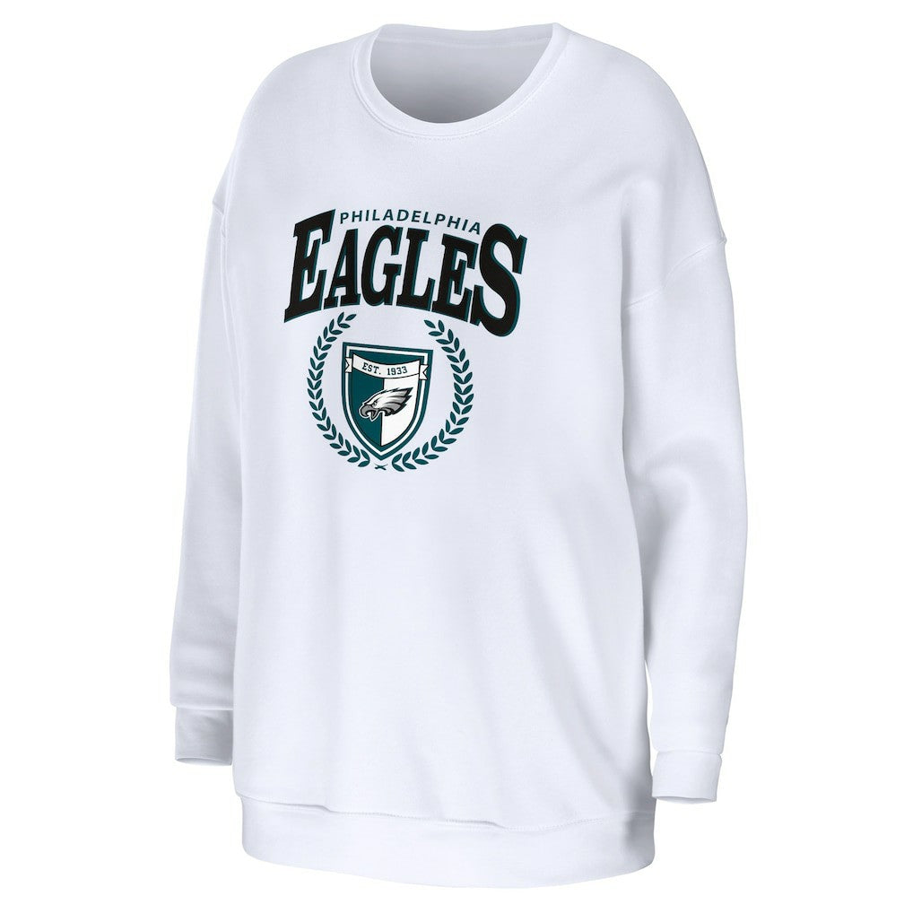 WEAR by Erin Andrews Women's Oversized Pullover Sweatshirt - Philadelphia Eagles