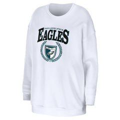 WEAR by Erin Andrews Women's Oversized Pullover Sweatshirt - Philadelphia Eagles