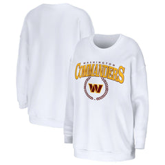 WEAR by Erin Andrews Women's Oversized Pullover Sweatshirt - Washington Commanders