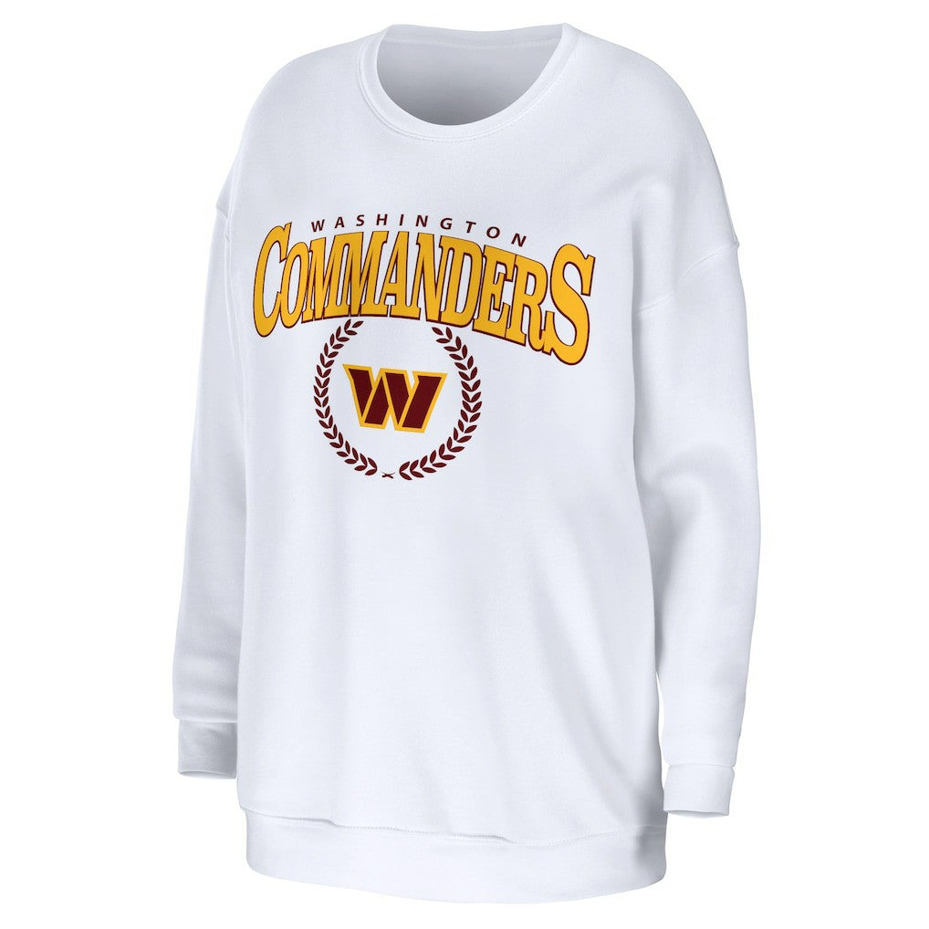 WEAR by Erin Andrews Women's Oversized Pullover Sweatshirt - Washington Commanders