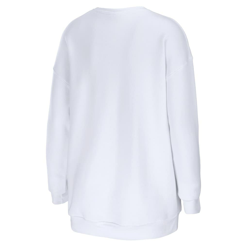 WEAR by Erin Andrews Women's Oversized Pullover Sweatshirt - Washington Commanders