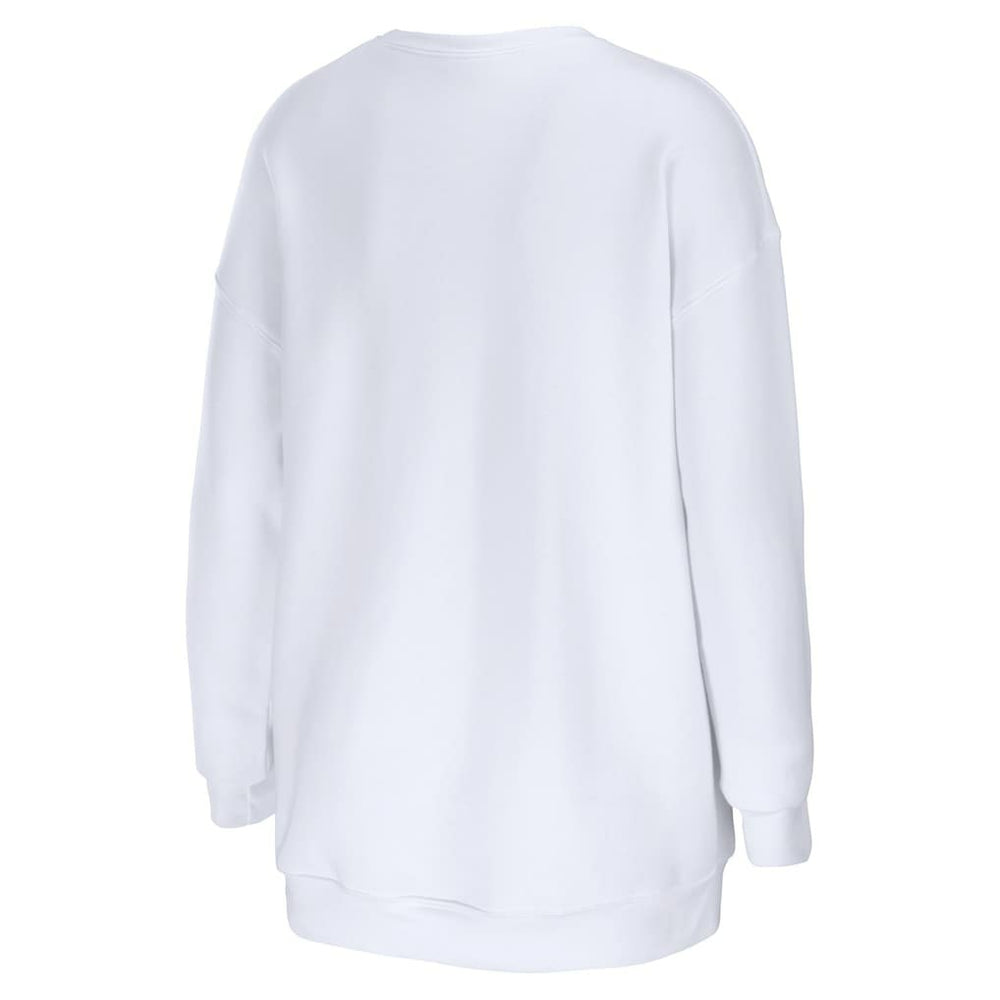 WEAR by Erin Andrews Women's Oversized Pullover Sweatshirt - Washington Commanders