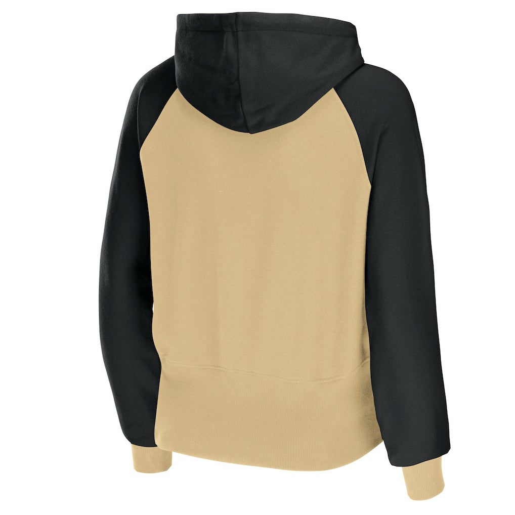 WEAR by Erin Andrews Women's Colorblock Lightweight Full-Zip Hoodie - New Orleans Saints