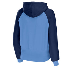 WEAR by Erin Andrews Women's Colorblock Lightweight Full-Zip Hoodie - Tennessee Titans