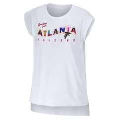 WEAR by Erin Andrews Women's Greetings From Muscle T-Shirt - Atlanta Falcons
