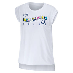 WEAR by Erin Andrews Women's Greetings From Muscle T-Shirt - Indianapolis Colts