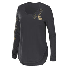 WEAR by Erin Andrews Women's Team Scoop Neck T-Shirt - New Orleans Saints