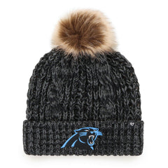'47 Women's Meeko Cuffed Knit Hat with Pom - Carolina Panthers