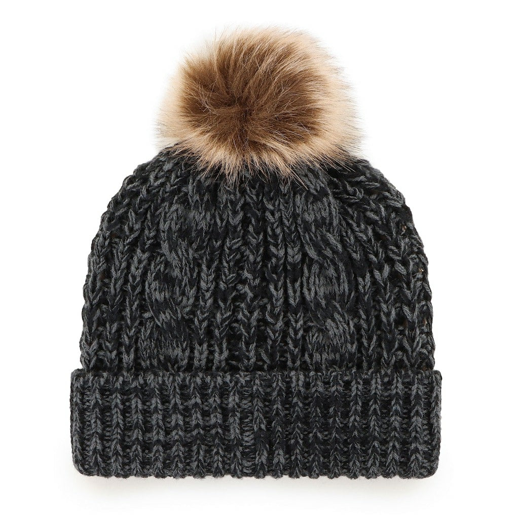 '47 Women's Meeko Cuffed Knit Hat with Pom - Carolina Panthers