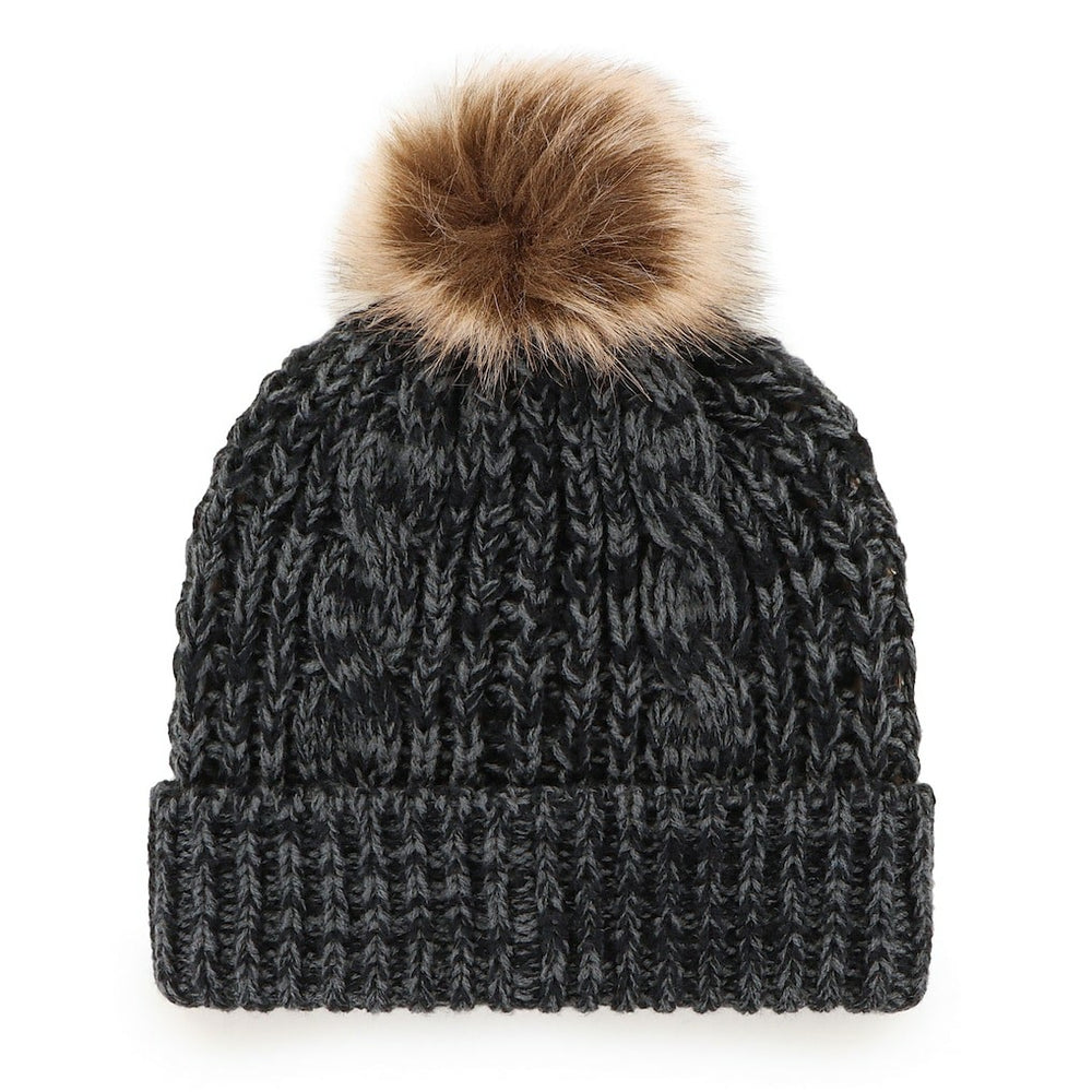 '47 Women's Meeko Cuffed Knit Hat with Pom - Carolina Panthers