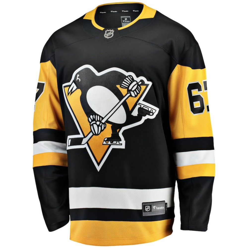 NHL Black Rickard Rakell Pittsburgh Penguins Fanatics Home Breakaway Player Jersey