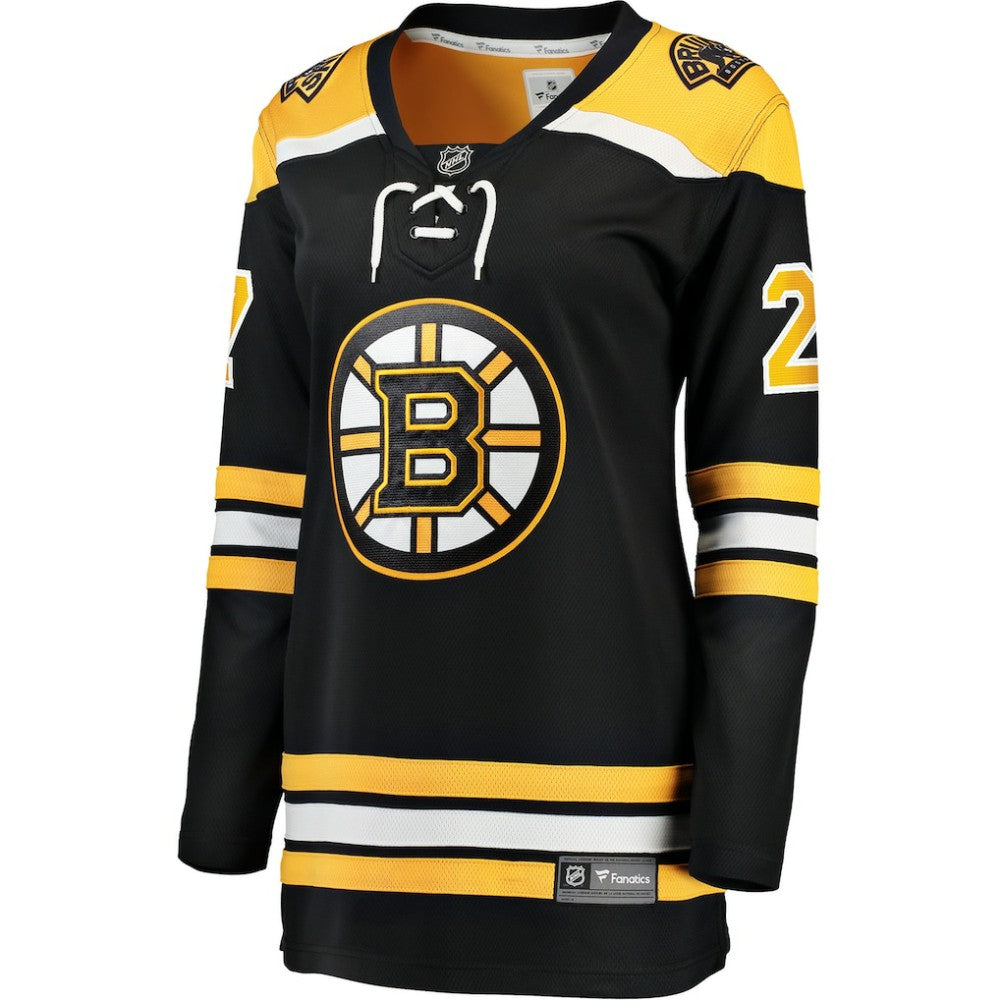 NHL Black Hampus Lindholm Boston Bruins Women's Fanatics Home Breakaway Player Jersey