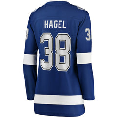 NHL Blue Brandon Hagel Tampa Bay Lightning Fanatics Women's Home Breakaway Player Jersey