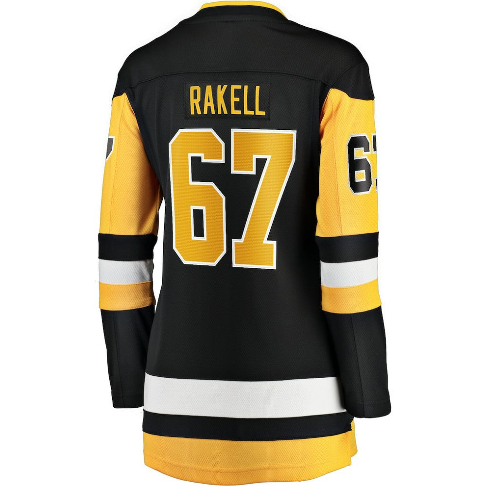 NHL Black Rickard Rakell Pittsburgh Penguins Women's Fanatics Home Breakaway Player Jersey